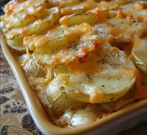 Cheesy Garlic Scalloped Potatoes for a Cozy Family Dinner - Recipe Image