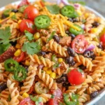 Creamy Ranch Taco Pasta Salad Recipe - Recipe Image