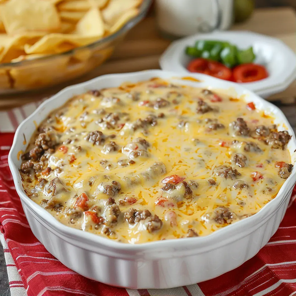 Cheesy Sausage Dip – The Ultimate Party Appetizer! - Recipe Image