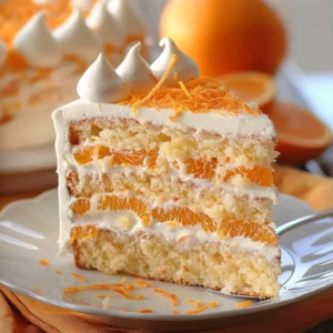 Refreshing Orange Creamsicle Cake Recipe - Recipe Image