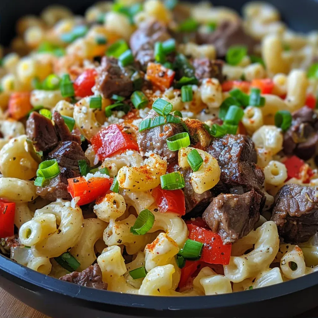 Steak Mac And Cheese That Melts Every Bite - Recipe Image