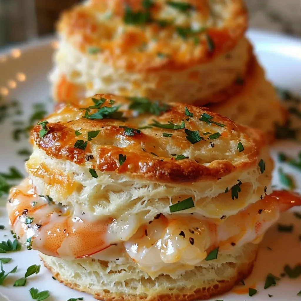Cheesy Shrimp Crab Biscuit Melts You’ll Crave Every Weekend - Recipe Image