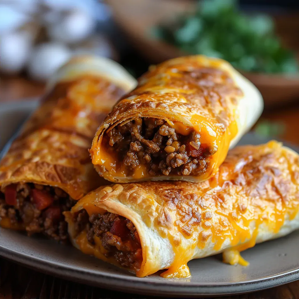 Crispy Beef and Cheese Chimichangas You’ll Want Every Week - Recipe Image