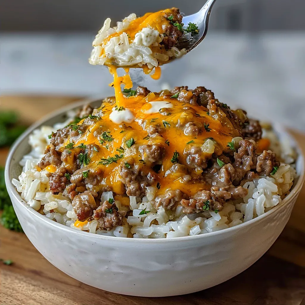 Beefy Garlic Butter Bowl – Easy Comfort Dinner Idea - Recipe Image