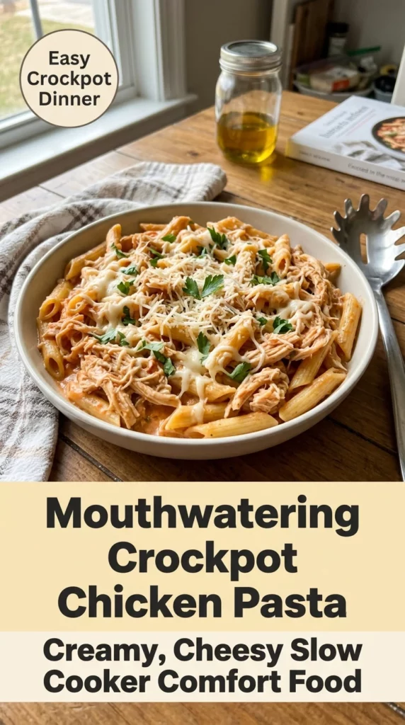 Mouthwatering Crockpot Chicken Pasta Everyone Will Love - Recipe Image