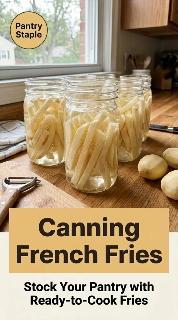 Canning French Fries Made Easy for a Stocked Pantry All Year - Recipe Image