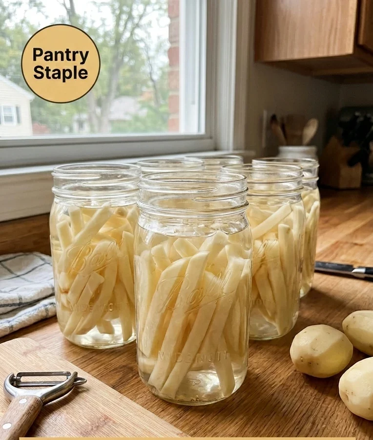 Canning French Fries Made Easy for a Stocked Pantry All Year - Recipe Image