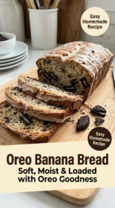 Oreo Banana Bread You'll Want to Bake Again and Again - Recipe Image