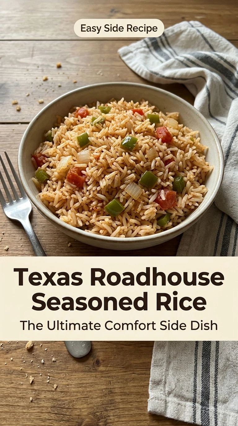 Texas Roadhouse Seasoned Rice Copycat Recipe Everyone Loves - Recipe Image